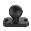 RAM Mounts RAM B Size 1 rutulinis ir stačiakampė plokštė su 1.5 2 skylių raštu (RAM-B-202U-12)