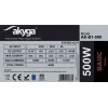 Maitinimo blokas Akyga AK-B1-500, 500 W, ATX 2.31, 20+4 kontaktų, 120 mm ventiliatorius, nemodulinis