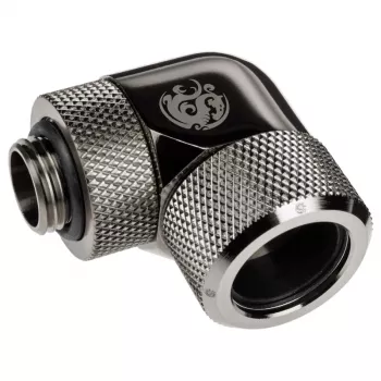 Adapter 90° BitsPower Advanced Multi-Link G1/4 colio AG į 16 mm OD standų vamzdelį, pasukamas