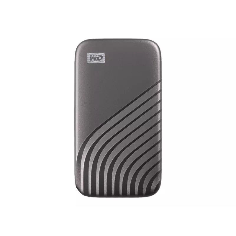 WD My Passport SSD WDBAGF0040BGY - SSD - šifruotas - 4 TB - išorinis (nešiojamas) - USB 3.2 Gen 2 (USB-C jungtis) - 256 bitų AES - pilka