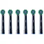 Oral-B Pro CrossAction CleanMaximizer pakaitinės galvutės, juodos, 6 vnt.