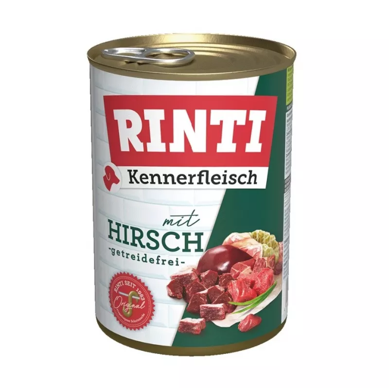 RINTI Kennerfleisch elniena – šlapias šunų maistas – 400g