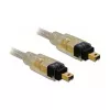 FireWire A/A laidas DeLOCK 1,0 m pilkas