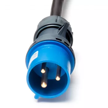 safety adapter JUICE CONNECTOR, CEE32 / 230V, vienfazis (mėlynas, skirtas JUICE BOOSTER 2)