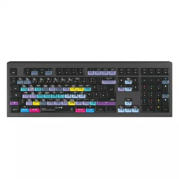 Logickeyboard ASTRA 2 USB QWERTZ klaviatūra juoda pilno dydžio 104 klavišai