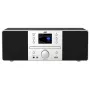 Stovo garsiakalbis JVC RD-E874B Bluetooth 20W juoda sidabrinė – ant grindų statoma garso sistema