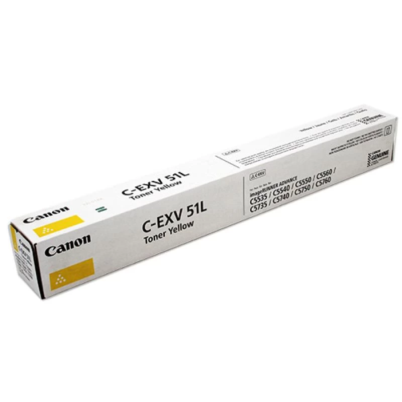 Canon C-EXV51 dažų kasetė Originali geltona