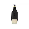 StarTech.com 2 pėdų (60 cm) 2 prievadų USB prie nuosekliojo prievado adapterio laidas, keičiami DB9 varžtai / veržlės, COM išsaugojimas, USB-A į DB9 RS232, FTDI, 4 lygio ESD apsauga, Windows / macOS / ChromeOS / Linux – patikima TPE konstrukcija