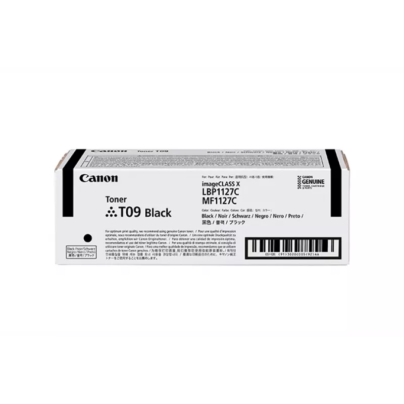 Canon TONER T09 BK dažų kasetė 1 vnt. Originali Juoda
