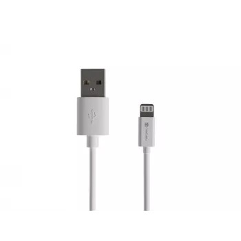 Laidas Lightning (vyr.)->USB-a (vyr.) 2 m MFi Prati Baltas Natec NKA-2149