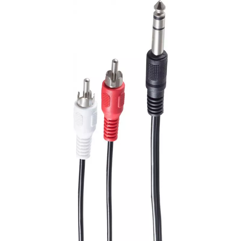 Garso kabelis 6,35 mm 2 × RCA ShiverPeaks BS30511
