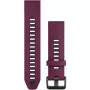 Silikoninis laikrodžio dirželis GARMIN Quickfit 010-13391-04, 20 mm, grafitas / raudona