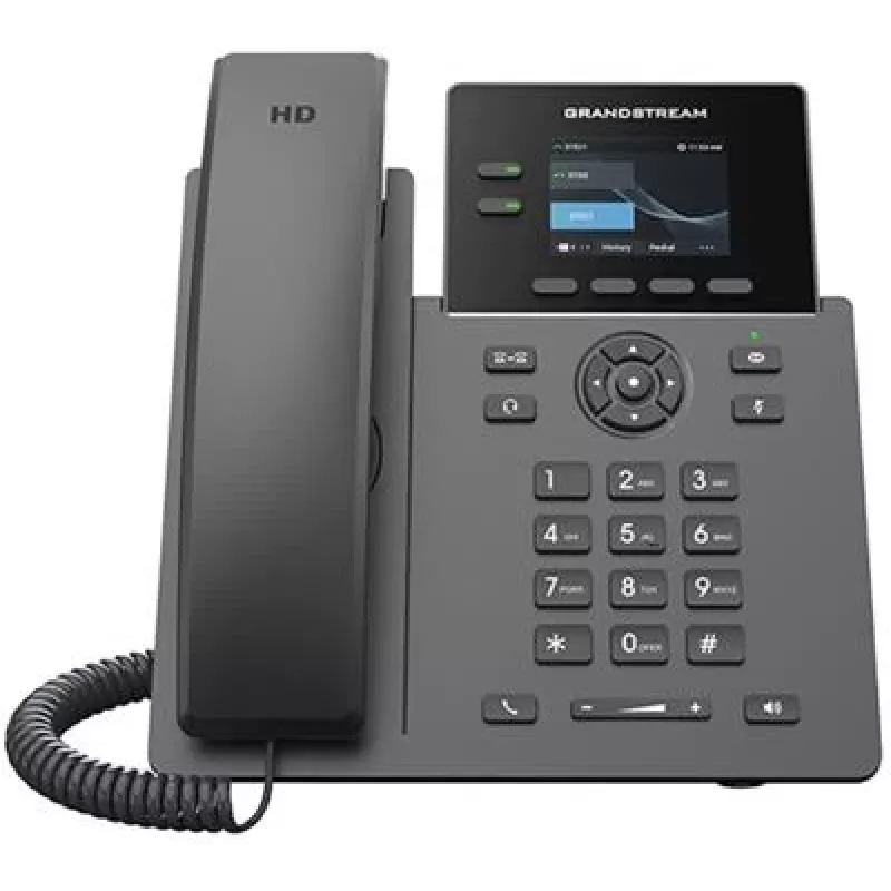 IP telefonas Grandstream GRP2610, 2 linijų, HD garsas, operatorinės klasės VoIP telefonas