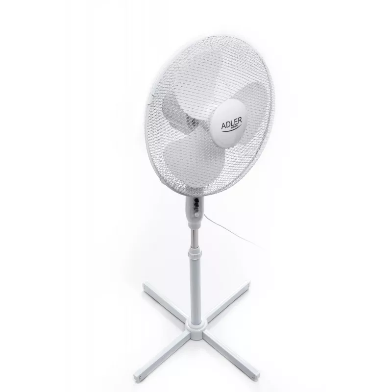Adler | AD 7305 | Stovintis ventiliatorius | Baltas | Skersmuo 40 cm | Greičių skaičius 3 | Sukiojimas | 45 W