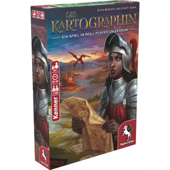 Pegasus Spiele Die Kartographin stalo žaidimas