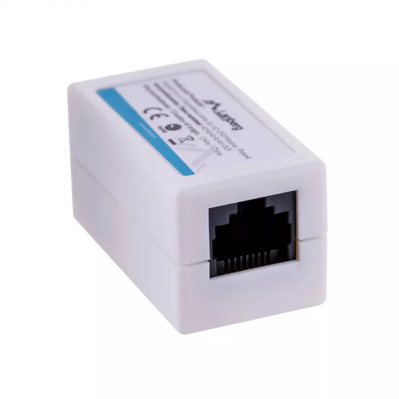 LANBERG jungčių adapteris RJ-45 į RJ-45, moteriška–moteriška, U/UTP Cat5e, baltas