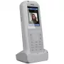 DECT telefonas agfeo DECT 77 IP — belaidis VoIP ragelis su garsiakalbiu, skambintojo ID, ekranu (balta)
