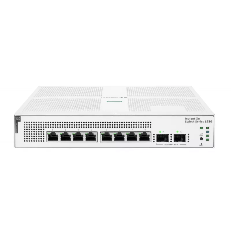 HPE Networking Instant On Switch 8p Gigabit CL4 PoE 2p SFP 124W 1930