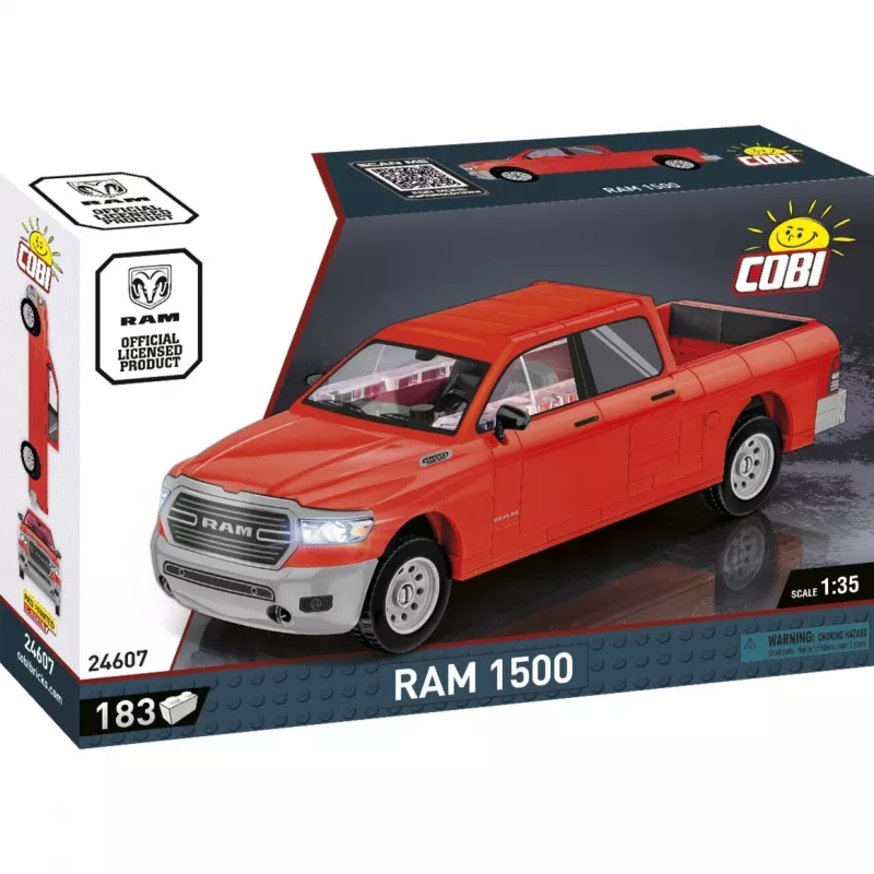 Konstrukcinis žaislas Cobi RAM 1500 24607 2-in-1 statomas modelis, keičiamos konfigūracijos