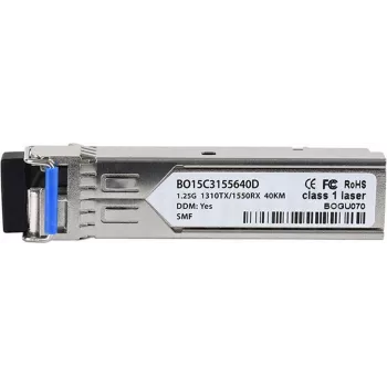 SFP siųstuvo-imtuvo modulis BlueOptics SFPGLX40B13 1250 Mbit/s 1310 nm