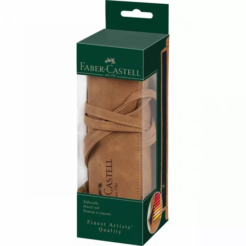 Penalas Faber-Castell 180010 Minkštas penalas PU oda Ruda