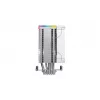Oro aušintuvas DeepCool AK500S Digital SE — 5 šilumos vamzdeliai, 120 mm FDB ventiliatorius, PWM, daugia LED, baltas, palaiko Intel LGA1150 ir AMD lizdus
