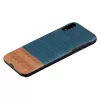 man and wood išmaniojo telefono dėklas iPhone XR — džinsinė juoda apsauginė danga
