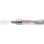 Edding 5000 Acrylic Marker Broad permanentinis žymeklis kaltiniu antgaliu sidabrinis
