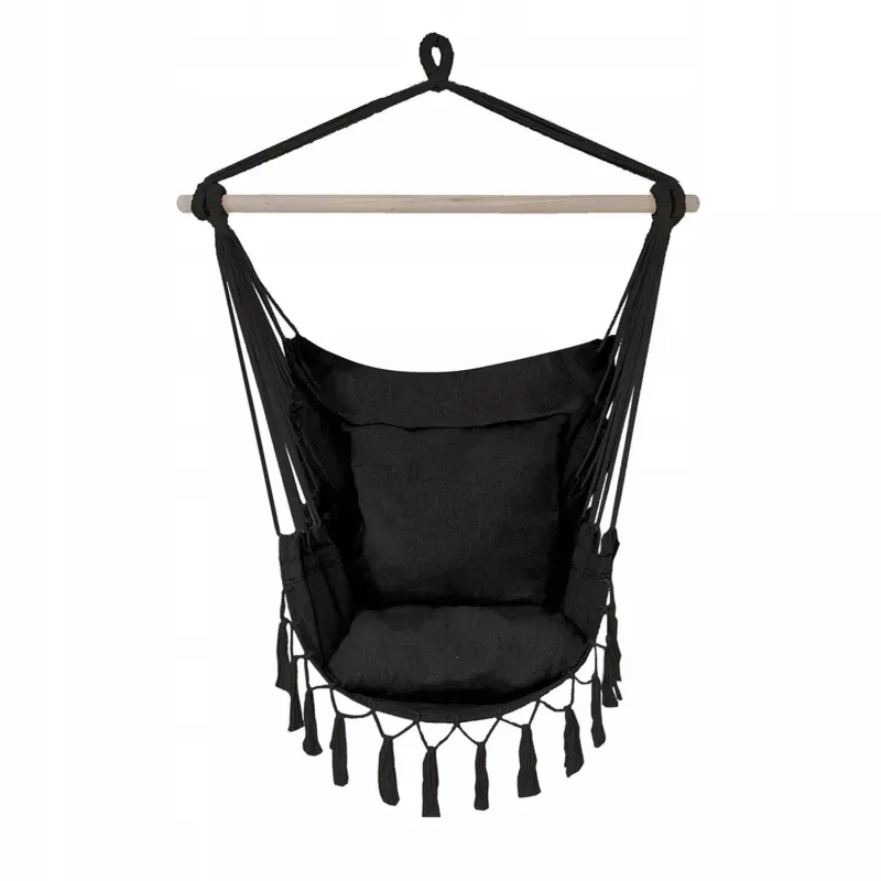 Juoda Forest | Hammock | Brazilian armchair 100x130cm juodas