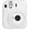Momentinė kamera Fujifilm Instax Mini 12 White — 86×54 mm atspaudai, 60 mm židinio nuotolis, AA baterija