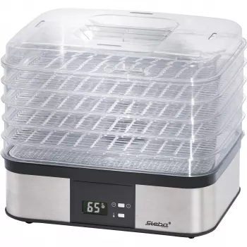 Elektrinė maisto džiovyklė Steba ED 5 Juoda Stainless Steel 350 W