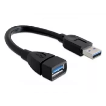 USB kabelis DeLOCK 82776 0,15 m juodas