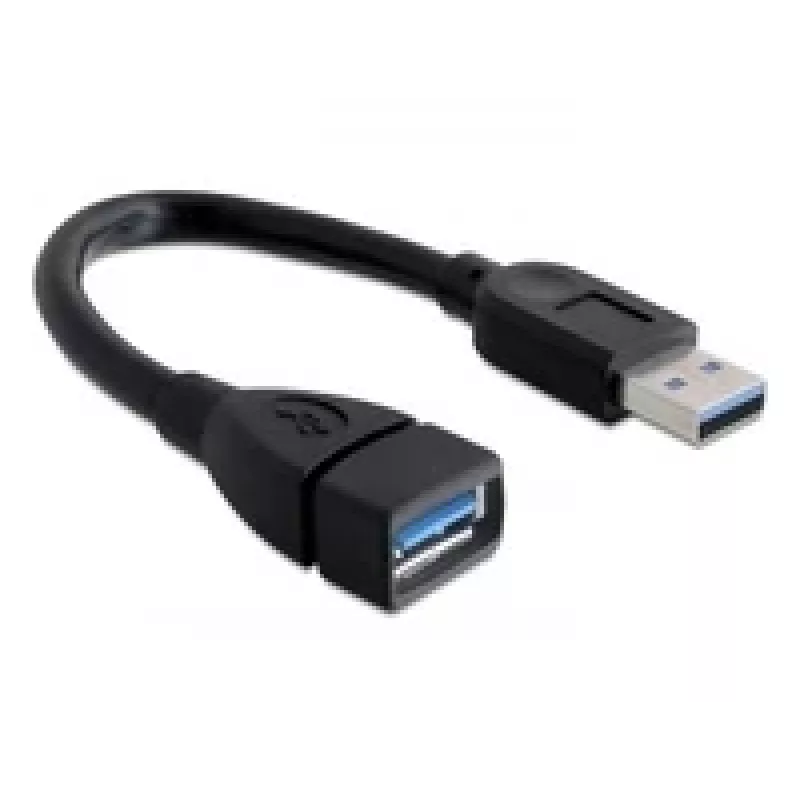 USB kabelis DeLOCK 82776 0,15 m juodas