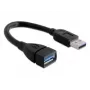 USB kabelis DeLOCK 82776 0,15 m juodas