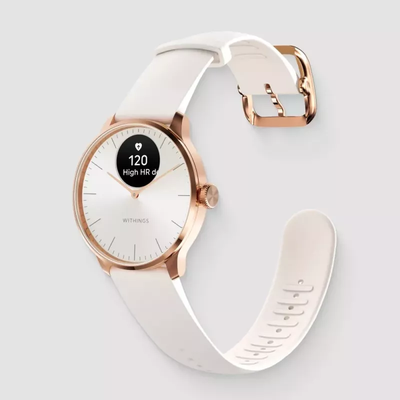 Hibridinis išmanusis laikrodis Withings ScanWatch Light Gold White