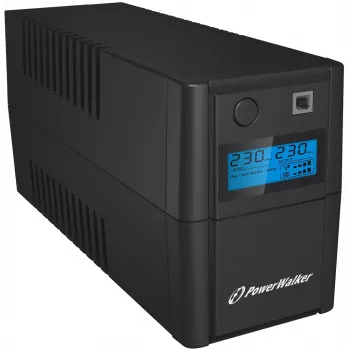 PowerWalker VI 850SE LCD/IEC nepertraukiamo maitinimo šaltinis (UPS) Line-Interactive 0,85 kVA 480 W 4 kintamosios srovės lizdai (-ų)