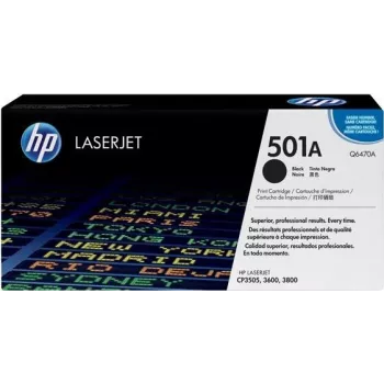 HP 501A tonerio kasetė 1 vnt. Originali juoda