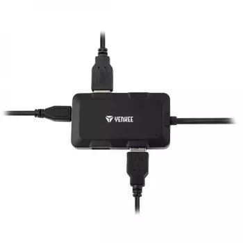 Yenkee YHB 4341BK 4 prievadų USB 3.0 įkrovimo šakotuvas