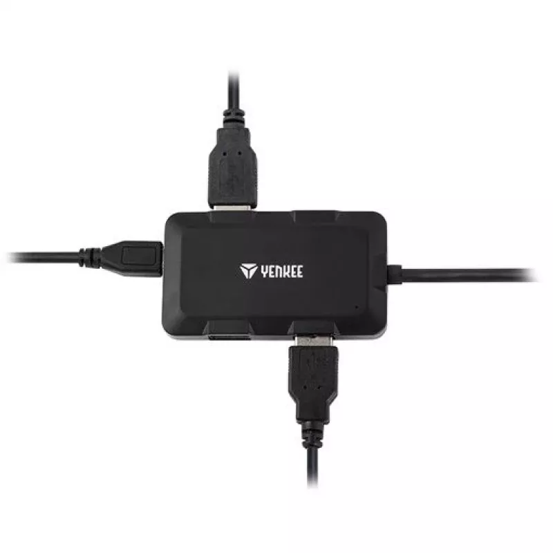 Yenkee YHB 4341BK 4 prievadų USB 3.0 įkrovimo šakotuvas