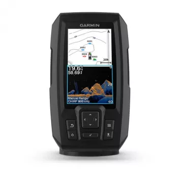 Žuvies ieškiklis GARMIN STRIKER Vivid 4cv 4 colių (10,2 cm) ekranas, 272×480 px, 300 W RMS