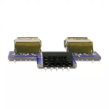 DeLOCK 9 kontaktų 2,54 mm 2 x USB 2.0 1 x 9 kontaktų 2,54 mm juoda mėlyna sidabrinė