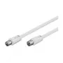 Wentronic Goobay antenos jungiamasis laidas, 100% ekranuotas, baltas, 3,5 m – bendraašis kištukas ir lizdas (50719)