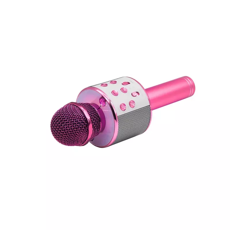 Mikrofonas MANTA MIC11-PK Rožinis — laidinis 3,5 mm lizdas, lengvas rankinis