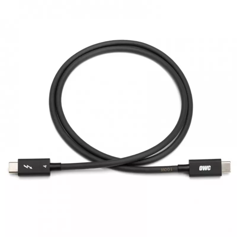 OWC Thunderbolt 4/USB-C laidas 0,7 m juodas - Laidas - Skaitmeninis/Duomenų