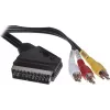 SCART kabelis ShiverPeaks AVK 407-200 SC su jungikliu ir 3×RCA jungtimis