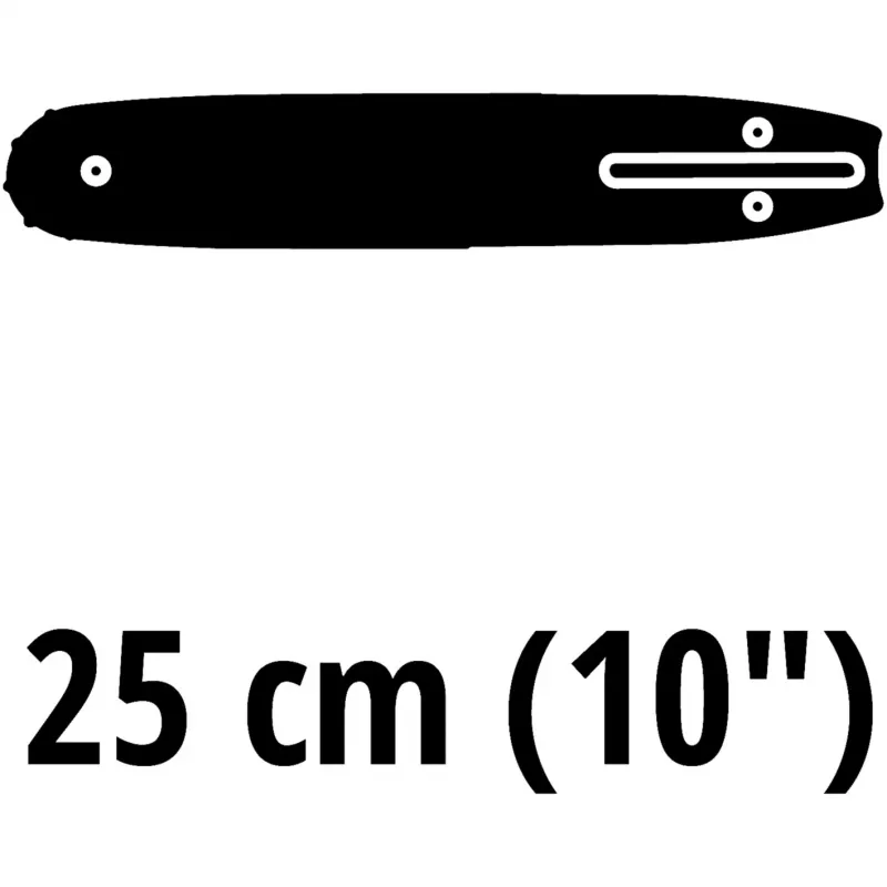 Vientisas grandinės pjūklo strypas Einhell 4500363 25 cm