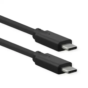 USB laidas ROLINE 11.02.9070 USB 3.2 Gen 2 0,5 m juodas