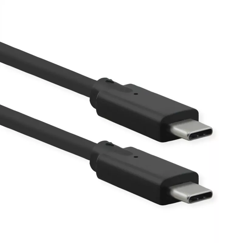 USB laidas ROLINE 11.02.9070 USB 3.2 Gen 2 0,5 m juodas