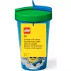 Room Copenhagen LEGO puodelis su šiaudeliu Iconic Boy ryškiai mėlynas (mėlyna/žalia, 500 ml)