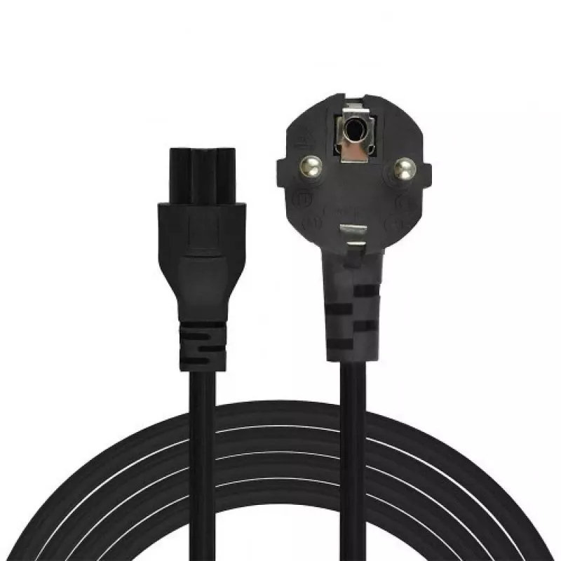 Maitinimo laidas Savio Strom IEC 60320 C5 CEE 7/7 3m juodas C5 jungtis C tipo